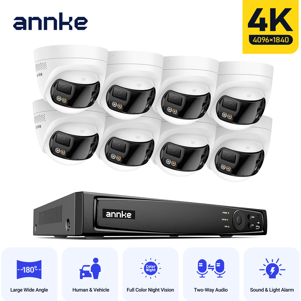 Garden Camera - ระบบกล้องวงจรปิด ANNKE 4K สำหรับภายนอกอาคาร 180 °