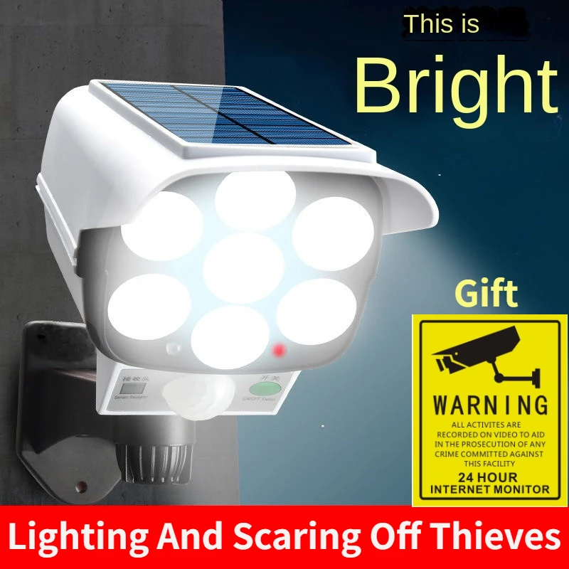 Garden Camera - กลางแจ้งพลังงานแสงอาทิตย์ Light Motion Sensor กล้อง Dummy
