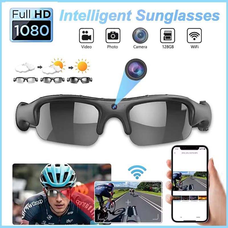 Garden Camera - แว่นตาอัจฉริยะ WIFI กล้อง 1080P สำหรับกิจกรรมกลางแจ้ง จักรยาน