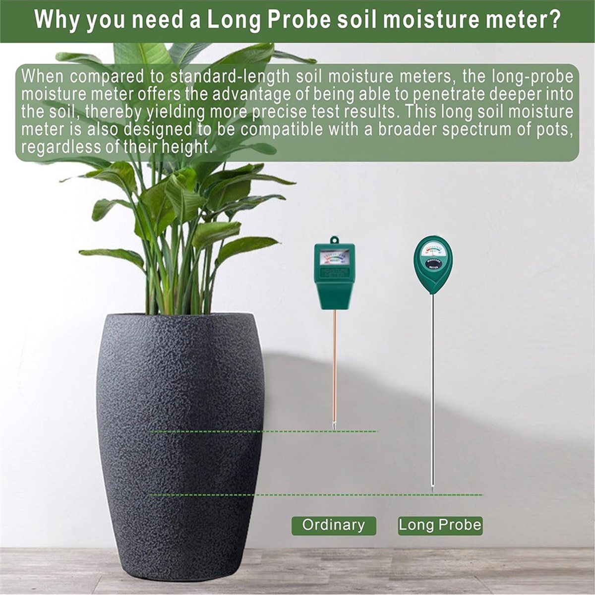 เครื่องวัดความชื้นในดินแบบหัวว - Plant Sensor บทวิจารณ์และราคา