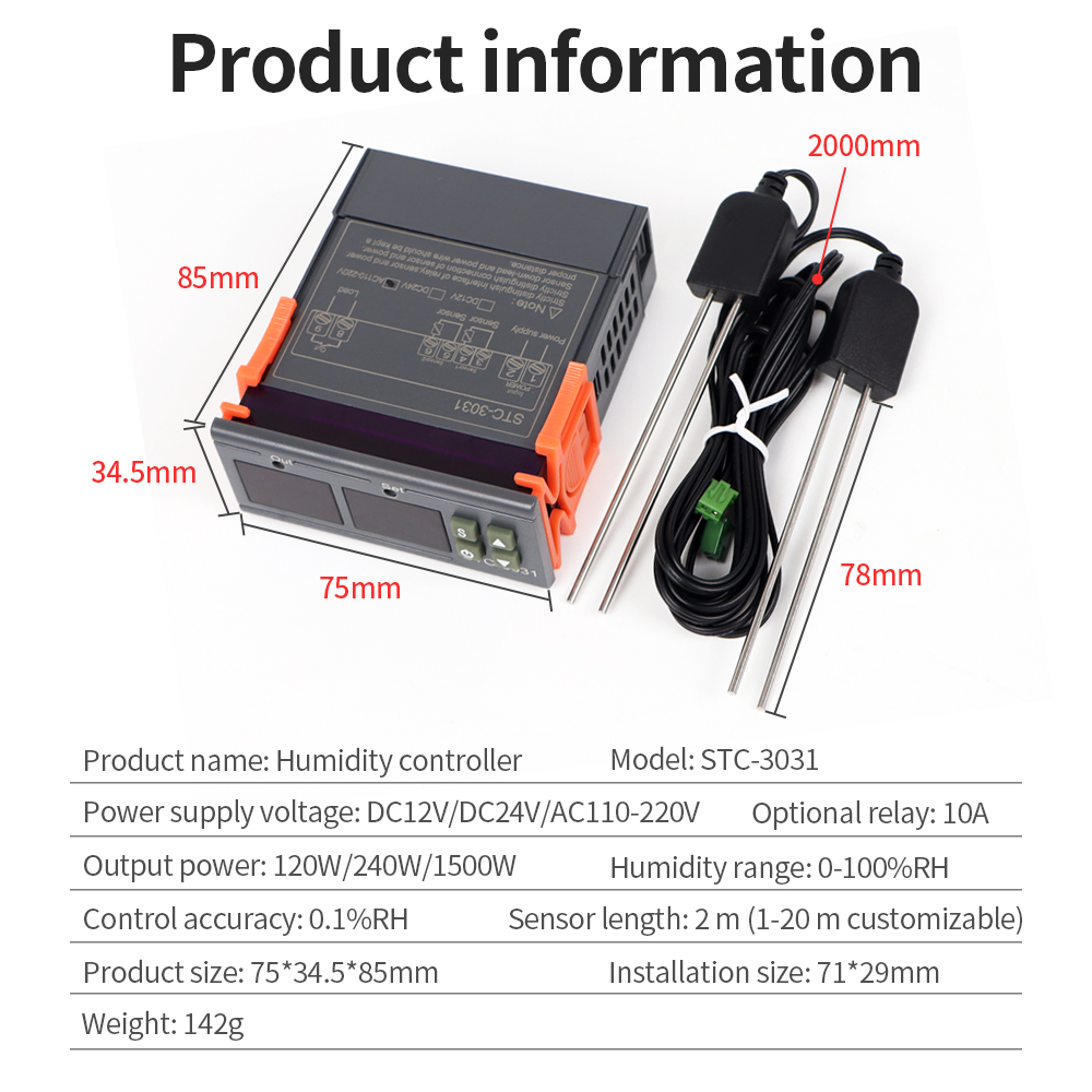 เซ็นเซอร์โมดูลความชื้นในดิน ST - Plant Sensor บทวิจารณ์และราคา