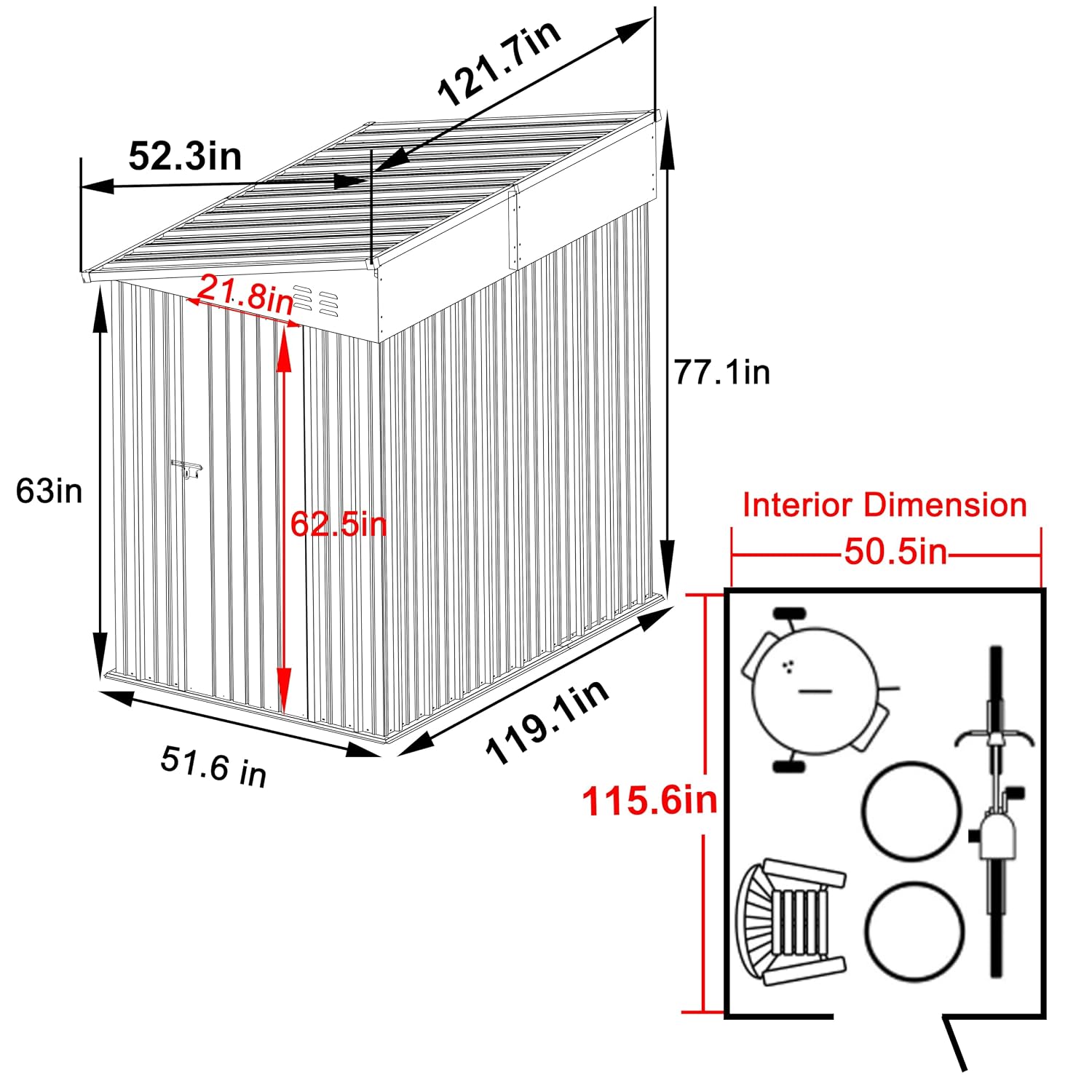 โรงเก็บของกลางแจ้ง 4×10 ฟุต ชุ - Indoor Garden Kit บทวิจารณ์และราคา