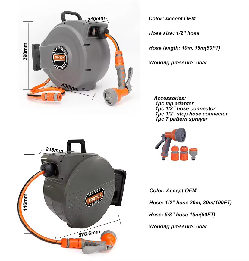 NEOTEC สายยางรดน้ำแบบม้วนเก็บอ - Automatic Watering บทวิจารณ์และราคา